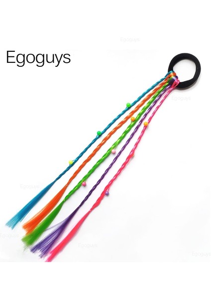 No.10 1pc Kızlar Renkli Elastik Bantlar Peruk At Kuyruğu Saç Halkası Çocuklar Şapkalar Scrunchie Kravatlar Lastik Bantlar Büküm Örgü Halat Süsleme (Yurt Dışından) modelleri