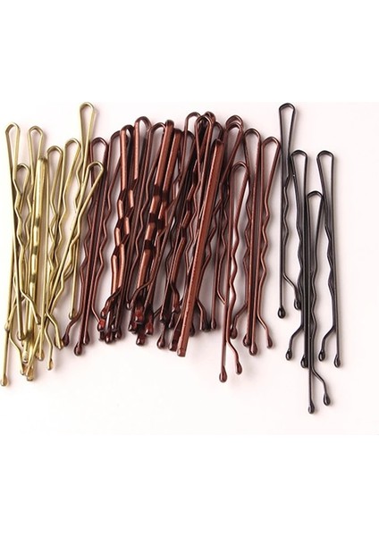 Kahverengi 100 Adet 6 cm 100 Adet/takım 4 Renk 5/6 cm Saç Tokası U Şeklinde Tokalar Kıvırcık Dalgalı Sapları Saç Topuz Kadın Saç Tokaları Şekillendirici Saç Aksesuarları (Yurt Dışından) indirimleri