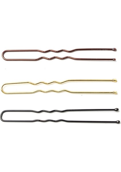 50 Adet 5 cm Kahverengi 50 Adet/torba 5/6/7 cm U Şekilli Alaşım Tokalar Dalgalı Saç Klipleri Basit Metal Saç Tokaları Tokalarım Gelin Saç Modeli Araçları Saç Tokaları (Yurt Dışından)