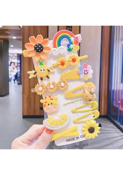 Stil 1 14 Adet/takım Çocuklar Sevimli Saç Aksesuarları Yeni Koreli Çocuk Tokalar Tatlı Renk Sıcak Satış Kızlar Kuaförler Hediyeler Için Tokalar (Yurt Dışından)