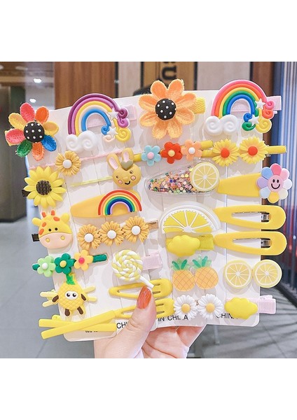 Stil 1 14 Adet/takım Çocuklar Sevimli Saç Aksesuarları Yeni Koreli Çocuk Tokalar Tatlı Renk Sıcak Satış Kızlar Kuaförler Hediyeler Için Tokalar (Yurt Dışından) modelleri