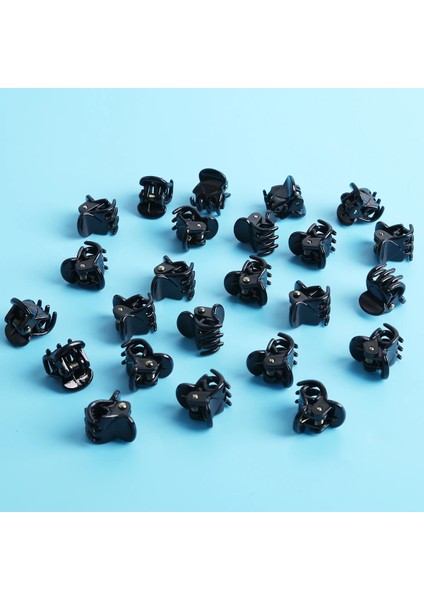 Style7 30 Adet 6-50 Adet 1-3cm Küçük Siyah Şekillendirici Aracı Saç Pençe Kızlar Plastik Saç Tokası Güvenli Saç Yengeç Klip Kadınlar Için Kafa Bandı Saç Aksesuarları (Yurt Dışından) indirimleri