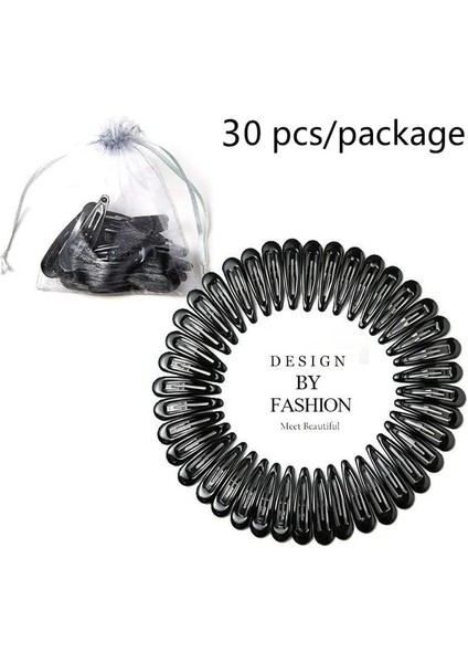 30 Adet 10/20/24/40 Adet Moda Saç Tokası S Kadın Kızlar Için Kawaii Çocuklar Yapış Tokalarım Şeker Renk Saç Tokası Klip Saç Aksesuarları (Yurt Dışından)