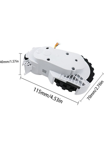 E10/ B112/ E12/ C103/ 3c Gelişmiş Sürüm Robotlu Süpürge Yedek Parçalar Sol ve Sağ Tekerlekler Için (Yurt Dışından)