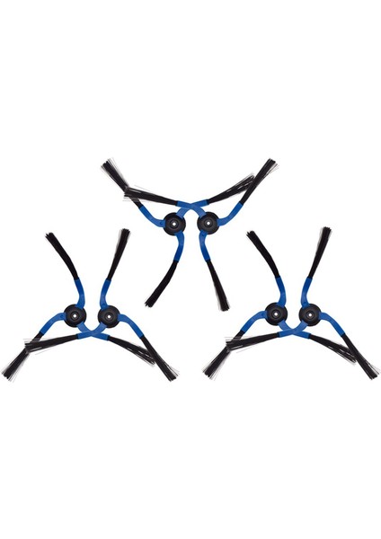 3 Çift -RM72VR/-RM84V/VR1OF71UCAC/-RL87V Robotlu Süpürge Yan Fırçalar Temizleme Parçaları (Yurt Dışından)