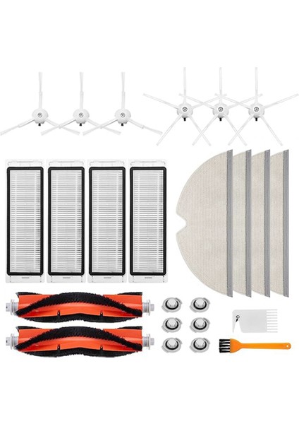 Taş Aksesuarlarına Uygun Yan Fırça S5MAX/S6PURE/E5 Ana Fırça Kapağı Bez Filtre Çekirdeği (Yurt Dışından)