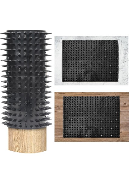 Atlar ve Sığır Masaj Fırça Seti Inek Fırçası At Tırmalama Inek Tırmalama Sütunu Sığır Direği (2 Paket) (Yurt Dışından)