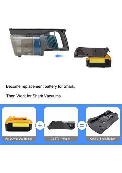 XSBT620 XSBT750 XSBT700 Için Değiştirilecek 20V Li-Ion Adaptörü (Değil) (Yurt Dışından)