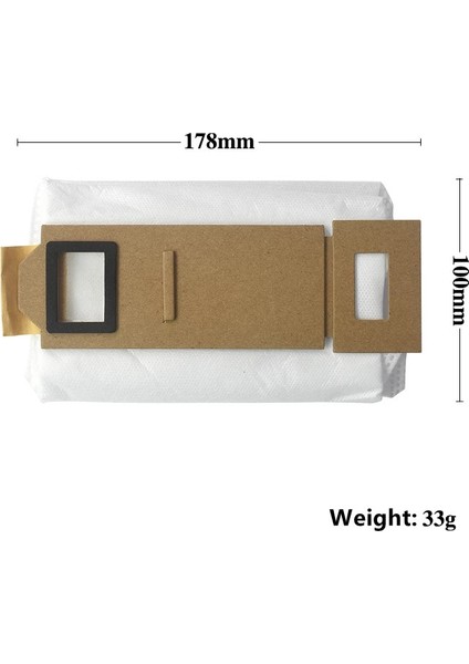 Paspas Bezi Ana Fırça Kapağı Hepa Filtre Toz Torbası S7 S70 S75 S7 Max S7 Maxv T7S Robot Parçaları Beyaz (Yurt Dışından)