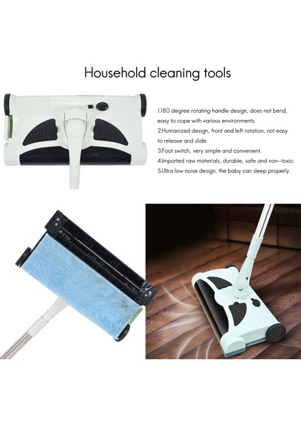 Ab Tak Düşük Gürültü Otomatik Elektrikli Süpürme Makinesi Kablosuz El Itme Faraş Elektrikli Süpürge Makinesi Ev (Yurt Dışından) fiyatları