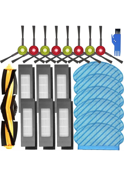 2 Adet V6 V7 V10 V11 Elektrikli Süpürge Yumuşak Rulo Temizleyici Kafa Kabuk Için 20 W/30 W Motor Geçmeli Motor Rulman (Yurt Dışından)