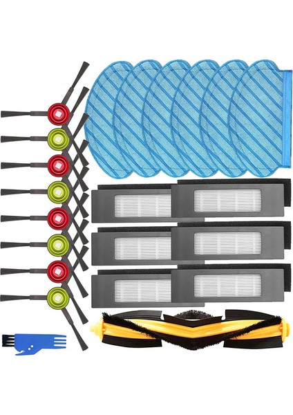 2 Adet V6 V7 V10 V11 Elektrikli Süpürge Yumuşak Rulo Temizleyici Kafa Kabuk Için 20 W/30 W Motor Geçmeli Motor Rulman (Yurt Dışından)