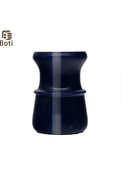 28MM Boti Fırça-Tıraş Fırçası El Yapımı Saplı Kare Mavi Galaxy Erkek Sakal Temizleme Araçları (Yurt Dışından)