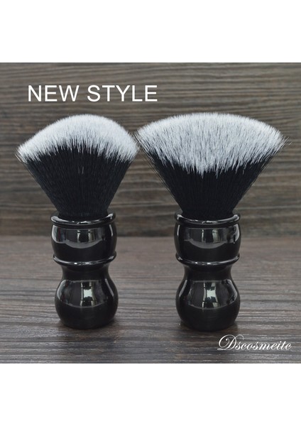 24MMKNOT Dscosmetic 24MM Kaptan Yeni Şekil Sentetik Saç Tıraş Fırçası Adam Için Yumuşak Saç Yüz Temizleme Fırçası Islak Tıraş Fırçası (Yurt Dışından) fiyatları