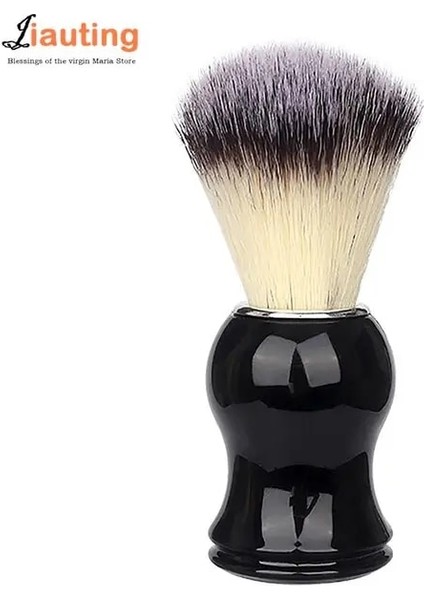 A5 Doğal Porsuk Saç Erkek Tıraş Fırçası Berber Salonu Erkekler Yüz Sakal Temizleme Aletleri Tıraş Aracı Jilet Fırçası Ahşap Saplı (Yurt Dışından)