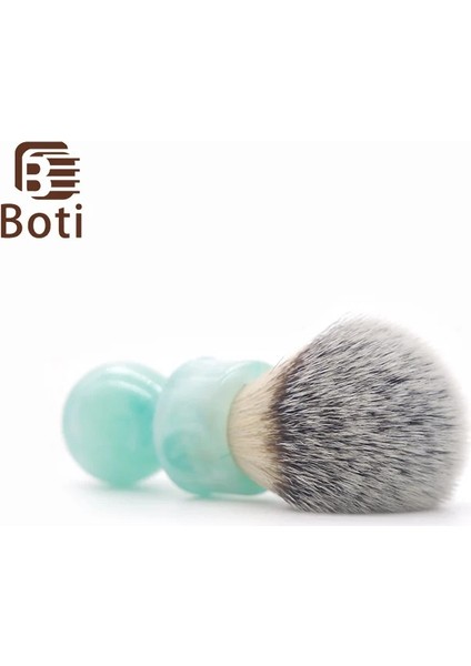 25MM Boti Fırça-Buz Çiçeği Saplı Pro Taklit Porsuk Saç 3 Renk Sınıfı A Sentetik Saç Tıraş Fırçası Erkek Günlük Essentials (Yurt Dışından)
