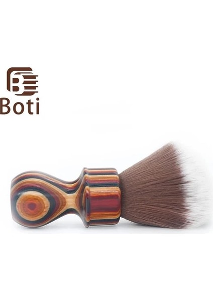 24MM Boti Fırça-Bayan Islak Tıraş Fırçası Yıllık Halka Ahşap Saplı Anne Kıvırcık Sentetik Saç Düğüm El Yapımı Erkekler Temizleme Sakal Aracı (Yurt Dışından)