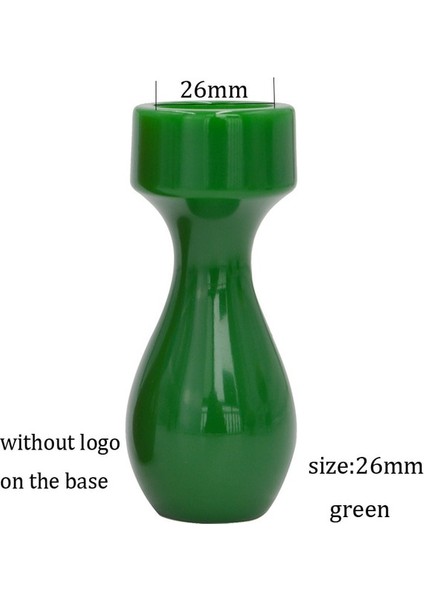 26GREEN-WITHOUTLOGO Dscosmetic Büyük Reçine Tıraş Fırçası Sapı Için Uygun 24MM/26MM Porsuk Saç Knot Fırça Dıy Berber Tıraş Aracı (Yurt Dışından)