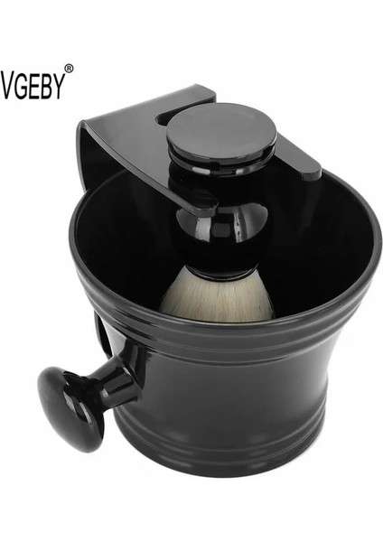 Profesyonel 3 In 1 Tıraş Fırçası Seti Fırça Standı ve Sabunluk ile Erkekler Tıraş Seti Aracı Erkekler Için Fırça Tutucu (Yurt Dışından)