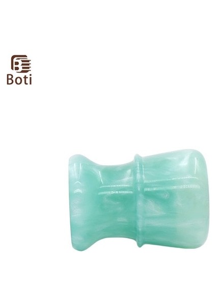 21MM Boti Fırça-Tıraş Özelleştirilmiş Kiti Yüksek Bebek Yeşil Reçine Kolu Yüksek Kaliteli Erkek Tıraş Fırçası Erkekler Için Hediyeler Sakal (Yurt Dışından)