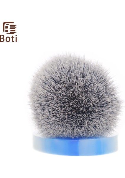 18MM Boti Fırça-3 Renk Sentetik Saç Tıraş Fırçası Knot A Sınıfı Ampul Tipi Erkek Sakal Şekillendirme Aracı Yuvarlak Şasi (Yurt Dışından)