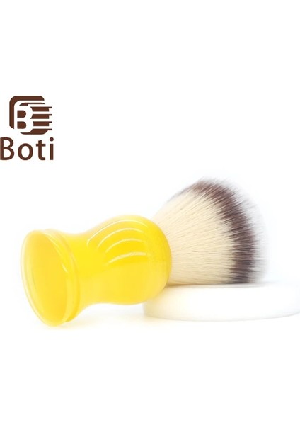 25MM Boti Sakal Fırçası-Limon Şekeri Saplı Pembe 3 Renk Ampul Şekli Sentetik Saç Düğüm Bütün Tıraş Fırçası Erkek Sakal Temizleme Seti (Yurt Dışından)