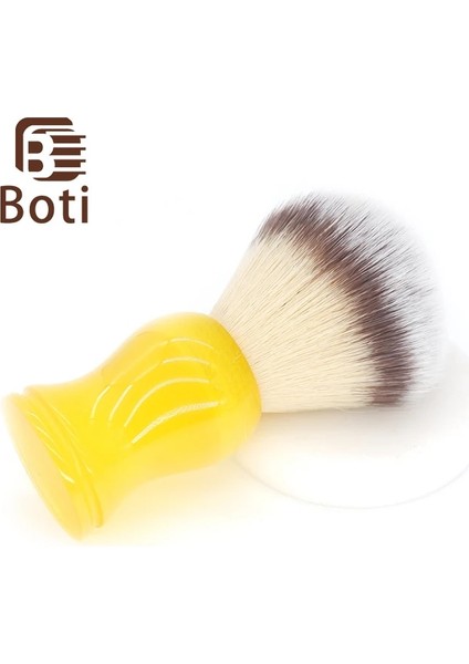 25MM Boti Sakal Fırçası-Limon Şekeri Saplı Pembe 3 Renk Ampul Şekli Sentetik Saç Düğüm Bütün Tıraş Fırçası Erkek Sakal Temizleme Seti (Yurt Dışından)