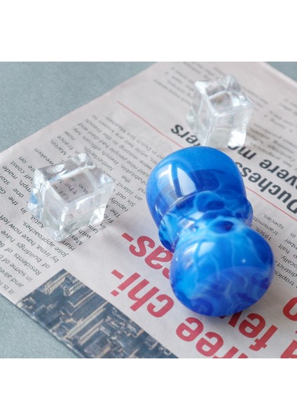 30MM Boti Fırça Derin Deniz Gözü Reçine Kolu Berber Dükkanı Tıraş Profesyonel Aracı Erkek Sakal Şekillendirici Tasarım (Yurt Dışından)