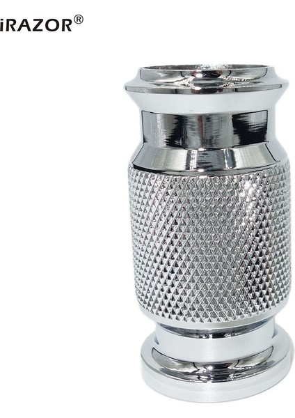 Sadece Kolu Yeni Tıraş Fırçası Sapı 21MM Tutucu Alüminyum Elmas Tasarım Porsuk Saç Sentetik Kıl Erkek Bakım Aracı Hediye (Yurt Dışından)