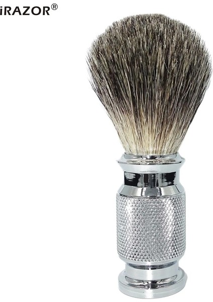 Sadece Kolu Yeni Tıraş Fırçası Sapı 21MM Tutucu Alüminyum Elmas Tasarım Porsuk Saç Sentetik Kıl Erkek Bakım Aracı Hediye (Yurt Dışından)