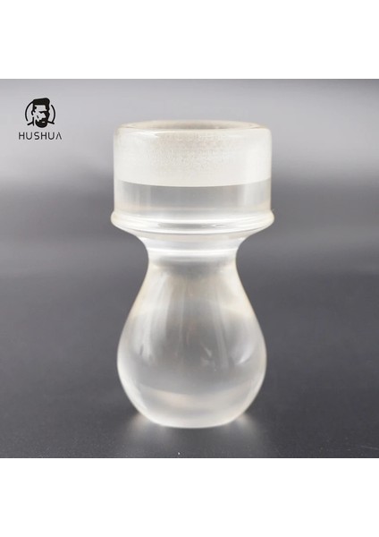 30MM Hushua Tıraş Ürünü Yüksek Kaliteli El Yapımı Erkek Tıraş Fırçası Şeffaf Reçine Kolu Sakal Düzeltici Erkekler Için (Yurt Dışından)