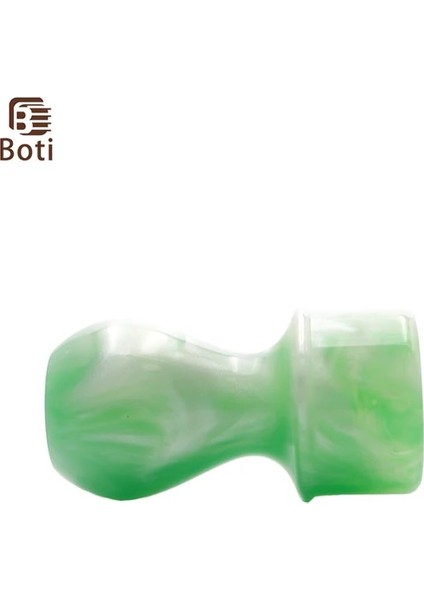 22MM Boti Fırça Seti Dökün Dikenli Yeşil Yeşim Reçine Kolu Erkek Sakal Bakım Araçları Profesyonel Tıraş Ekipmanları (Yurt Dışından)
