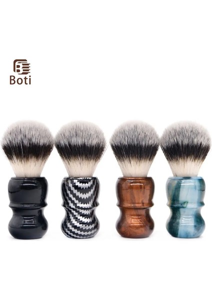 21MM Boti Fırça-Tüm Tıraş Fırçası Abs Vidalı Tip Fırça ve 3 Renkli Sentetik Saç Tıraş Fırçası Knot A Sınıfı Ampul Erkekler Için Hediyeler (Yurt Dışından)
