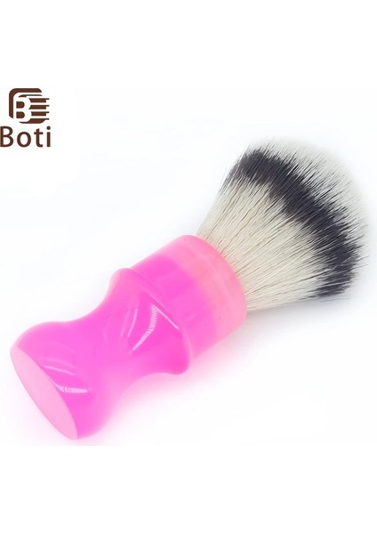21MM Boti Fırça-Aydınlık Kolu ve Patron Taklit Porsuk Saç 3 Renk Sınıf B Sentetik Saç Düğüm Erkek Sakal Aracı (Yurt Dışından)