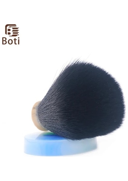 20MM Boti Fırça-Siyah Sentetik Saç Knot Ampul Tipi Günlük Özel Sakal Bakım Aracı El Yapımı Sakal Şekillendirme Kiti (Yurt Dışından)