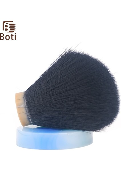20MM Boti Fırça-Siyah Sentetik Saç Knot Ampul Tipi Günlük Özel Sakal Bakım Aracı El Yapımı Sakal Şekillendirme Kiti (Yurt Dışından)