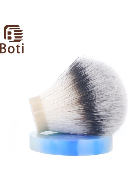 28MM Boti Fırça-3 Renk Sentetik Saç Tıraş Fırçası Knot A Sınıfı Ampul Tipi Erkek Sakal Şekillendirme Aracı Yuvarlak Şasi (Yurt Dışından)