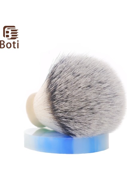 28MM Boti Fırça-3 Renk Sentetik Saç Tıraş Fırçası Knot A Sınıfı Ampul Tipi Erkek Sakal Şekillendirme Aracı Yuvarlak Şasi (Yurt Dışından)