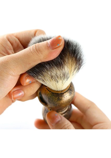 Gümüş Rıron High-End Erkek Yüz Bakımı Tıraş Fırçası Ahşap Saplı Sentetik Elyaf Sakal Temizleme Fırçası Tıraş Aracı (Yurt Dışından) fırsatları