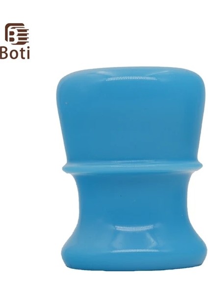 25MM Boti Tıraş Fırçası-Klasik Mavi Reçine Saplı Emniyetli Tıraş Makinesi ve Islak Tıraş Için Köpüren Tıraş Sabunu (Yurt Dışından)
