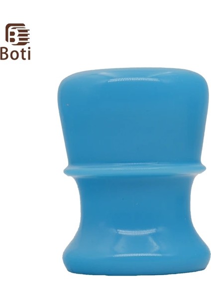 25MM Boti Tıraş Fırçası-Klasik Mavi Reçine Saplı Emniyetli Tıraş Makinesi ve Islak Tıraş Için Köpüren Tıraş Sabunu (Yurt Dışından)