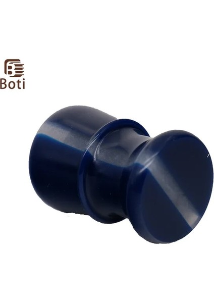 24MM Boti Fırça-Tıraş Fırçası El Yapımı Saplı Kare Mavi Galaxy Erkek Sakal Temizleme Araçları (Yurt Dışından)