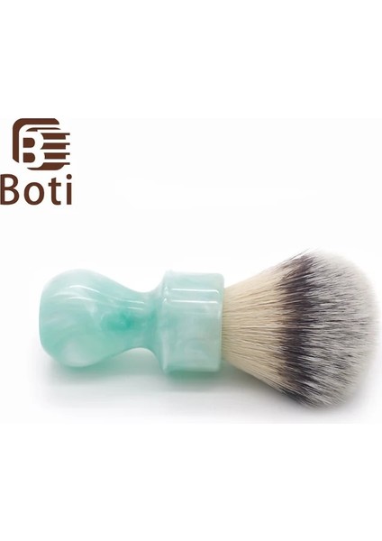 26MM Boti Fırça-Buz Çiçeği Saplı Pro Taklit Porsuk Saç 3 Renk Sınıfı A Sentetik Saç Tıraş Fırçası Erkek Günlük Essentials (Yurt Dışından)