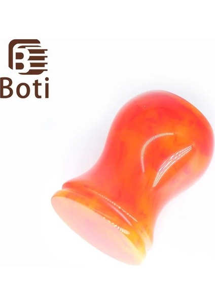 23MM Boti Fırça-Tatlı Oranger Kırmızı Renk Tıraş Fırçası Sapı El Yapımı Reçine Malzeme Erkek Tıraş Fırçası Aracı Tıraş Essentials (Yurt Dışından)