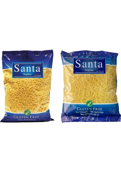 Santa Sophia Glutensiz Arpa ve Tel Şehriye 400 gr x 2