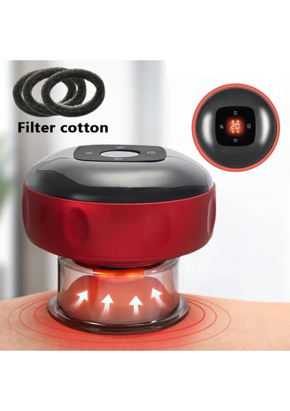 6 Seviye Led-R Akıllı Çukurluğu Massageador Vakum Kavanozları Vantuz Terapi Masajı Vücut Bardak Anti-Selülit Gua Sha Sırt Masajı Güzellik Sağlık (Yurt Dışından) fiyatları