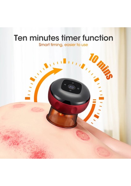 6 Seviye Led-R Akıllı Çukurluğu Massageador Vakum Kavanozları Vantuz Terapi Masajı Vücut Bardak Anti-Selülit Gua Sha Sırt Masajı Güzellik Sağlık (Yurt Dışından) fırsatları