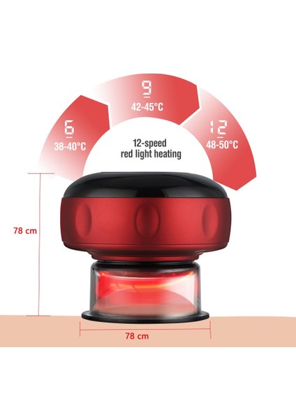 6 Seviye Led-R Akıllı Çukurluğu Massageador Vakum Kavanozları Vantuz Terapi Masajı Vücut Bardak Anti-Selülit Gua Sha Sırt Masajı Güzellik Sağlık (Yurt Dışından) indirimleri