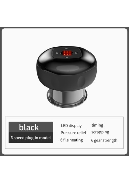 Plug-In Kullanım Vakum Çukurluğu Masaj Cihazı Elektrikli Kazıma Vantuz Fiziksel Yorgunluk Giderici Sağlık Isıtma Akıllı Vakum Çukurluğu (Yurt Dışından)