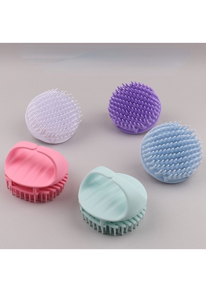 Stil 4 Silikon Şampuan Başlığı Saç Derisi Masaj Fırçası Silikon Vücut Fırçası Saç Yıkama Tarak Banyo Spa Duş Fırçası Masaj Fırçası Saç Fırçası (Yurt Dışından) modelleri